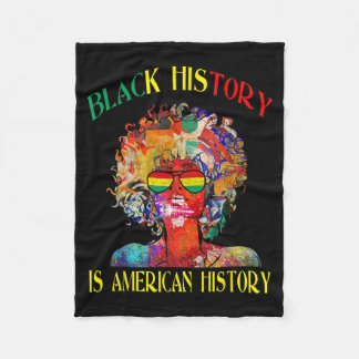 Svart historia är amerikansk historia Hand Svarta  Fleecefilt