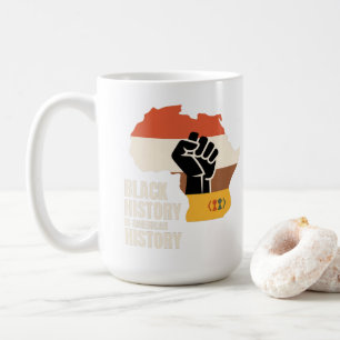 Svart historia är amerikansk historia Kultur Arv Kaffemugg