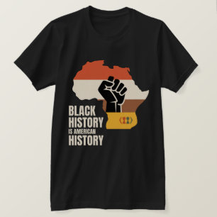 Svart historia är amerikansk historia Kultur Arv T Shirt