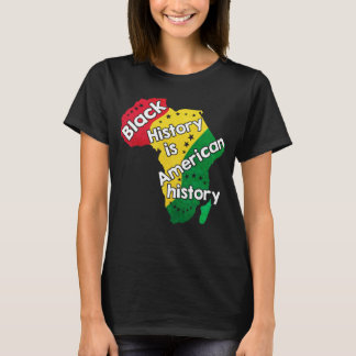 Svart historia är amerikansk historia Melanin stol T Shirt