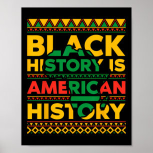 Svart historia är amerikansk historia Svart histor Poster