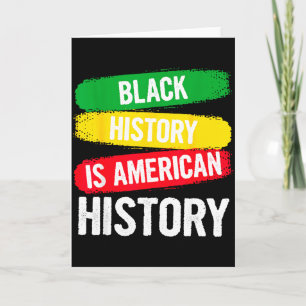 Svart historia är amerikansk patriotisk afrikansk kort