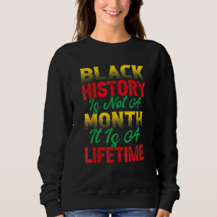 Svart historia är inte en månad utan en livstid t shirt