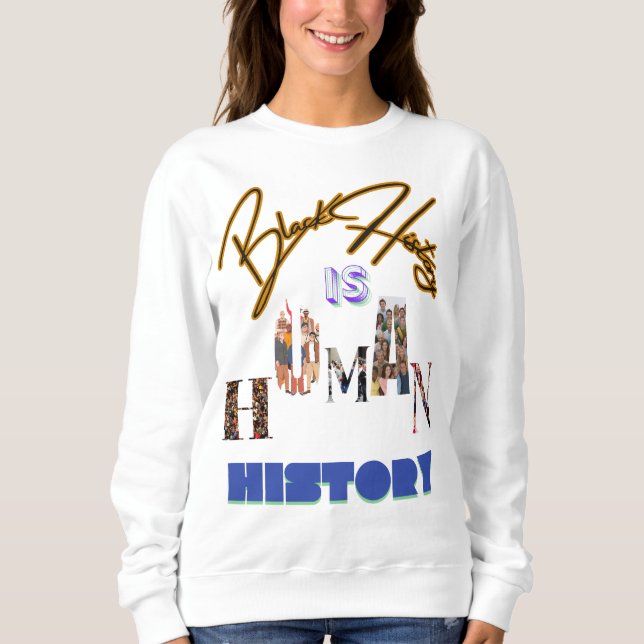 Svart historia är mänsklig historia: Firande av sv T Shirt (Framsida)