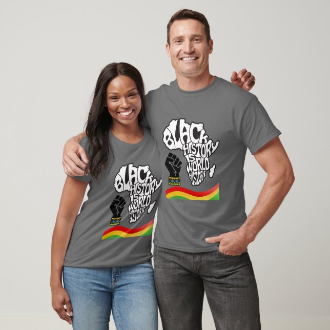 Svart historia är världshistoria Grafisk T-shirt (Unisex)