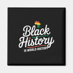 Svart historia är världshistoria Svarta historiemå Magnet