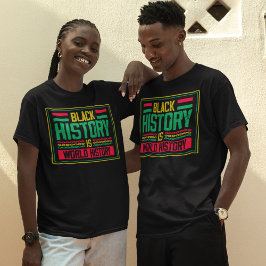 Svart historia är världshistorien t shirt