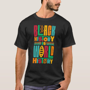 Svart historia är världshistorik 2 t shirt