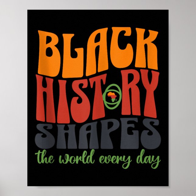 Svart historia formar världen varje dag. poster (Framsidan)