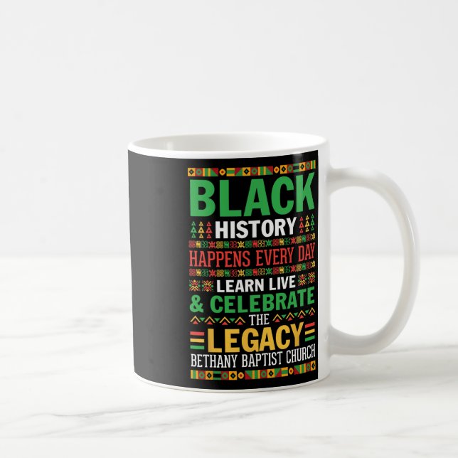 Svart historia händer varje dag Lär dig leva Fira Kaffemugg (Höger)