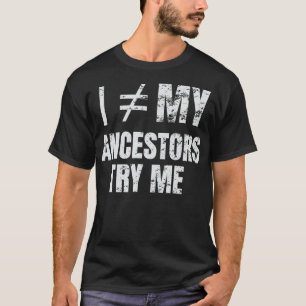 Svart historia Jag är inte min fästmö T Shirt