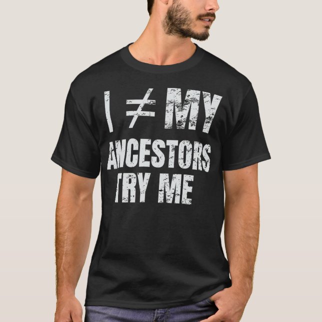 Svart historia Jag är inte min fästmö T Shirt (Framsida)