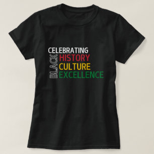 Svart historia, kultur och spetskompetens T-shirt