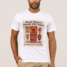 Svart historia månad 100-årsjubileum T-shirt