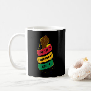 Svart historia om den artonde frihetsdagen kaffemugg