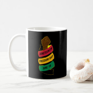 Svart historia om den artonde frihetsdagen kaffemugg