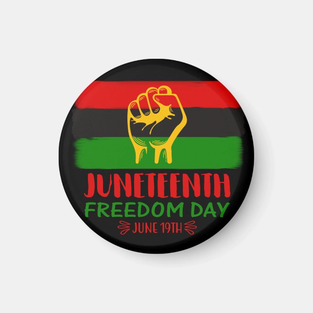 Svart historia om den artonde frihetsdagen magnet (Framsidan)