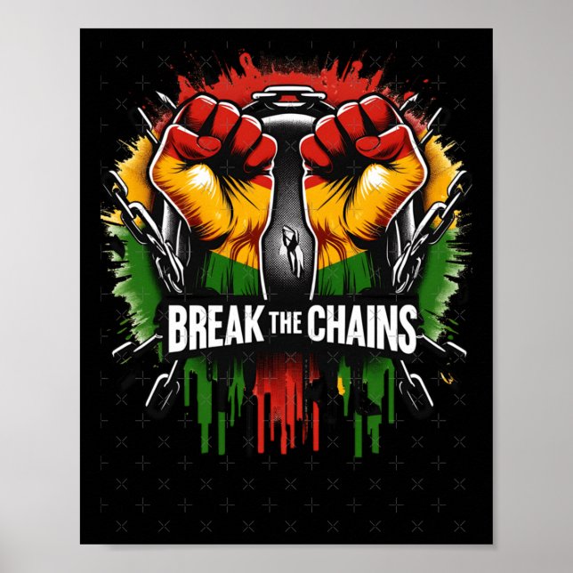 Svart historia om kedjor, 16:e årgången poster (Framsidan)