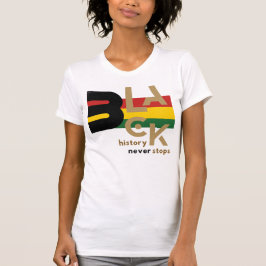 Svart historia slutar aldrig BHM Grafisk T-shirt