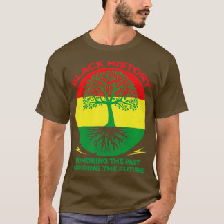 Svart historia som hedrar det förflutna som inspir t shirt