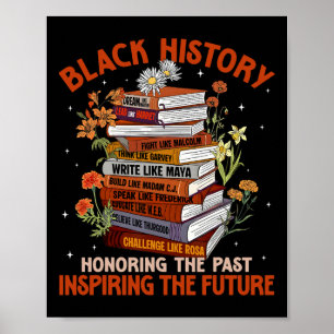 Svart historia som inspirerar till framtiden Afrik Poster