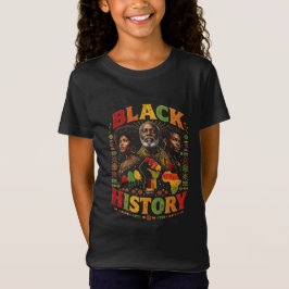 Svart historia t shirt