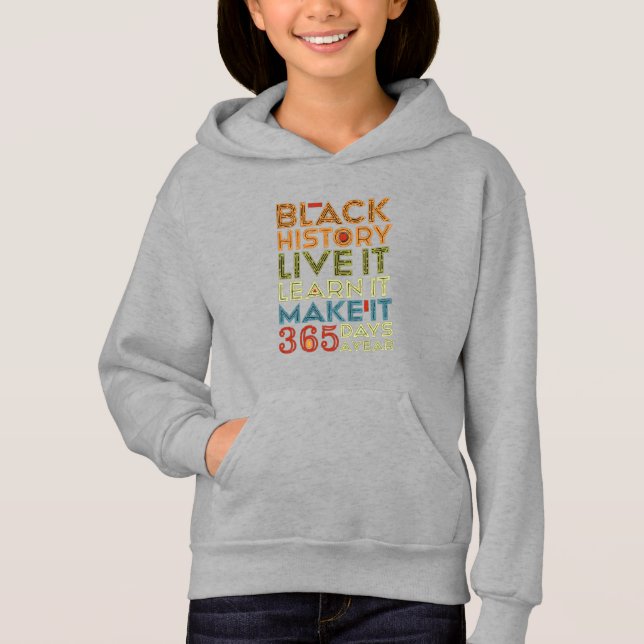 Svart historia varje dag t shirt (Framsida)
