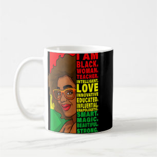 Svart historielärare, kvinnliga lärare kaffemugg