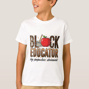 Svart historielärare på Folkets begäran Lärare W T Shirt