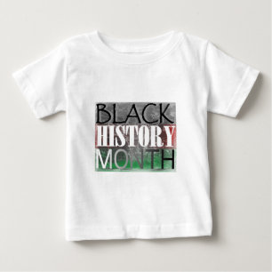 Svart historiemånad (den afrikanska flagga) t shirt