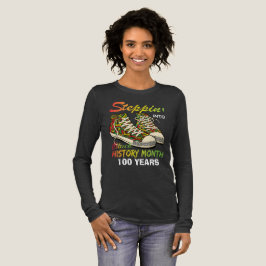 Svart historiemånad T-Shirt 100 År