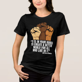 Svart Historiemånad T-Shirt 100 År