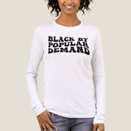 Svart historiemånad T-Shirt 100 år