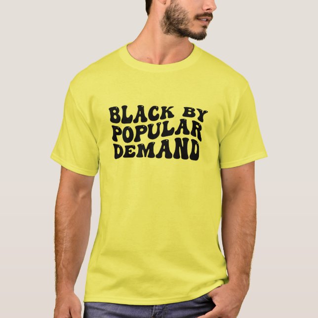 Svart Historiemånad T-Shirt 100 År (Framsida)