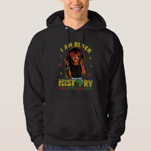 Svart historiemånad Tröja Flickor Afrikansk Kvinna Hoodie