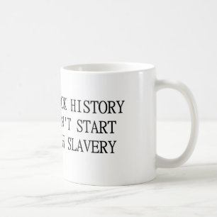 Svart historiemugg kaffemugg