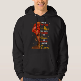 Svart historiens månad Afrikas kvinna Afro Jag är  Hoodie