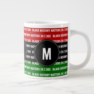 Svart histories betydelse Monogrammugg Jumbo Mugg