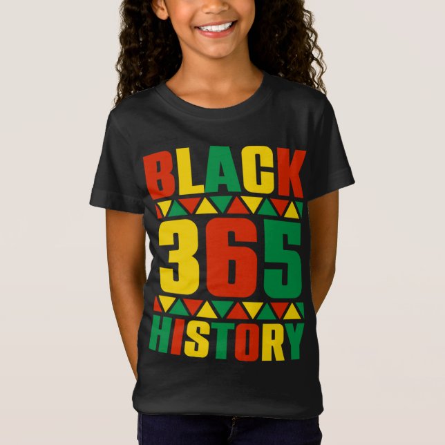 Svart historik 365 t shirt (Framsida)