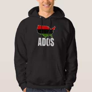 Svart historik-adoptioner hoodie