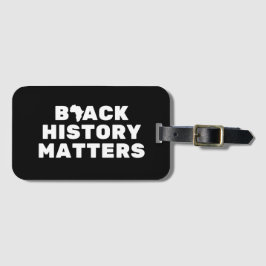 Svart historik bagagebricka