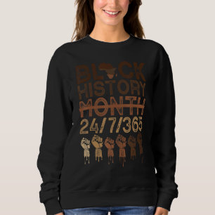 Svart historik Månad 2022 Svart historia 365 Melan T Shirt