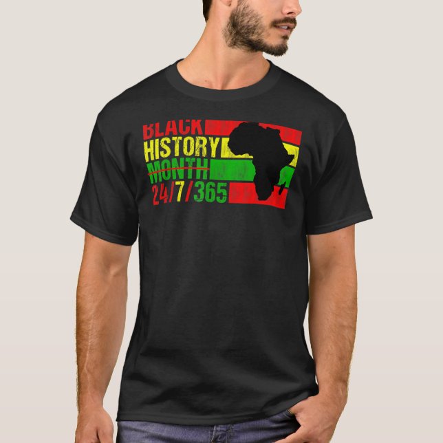Svart historik Månad 247365, svart Pride, Manar Kv T Shirt (Framsida)