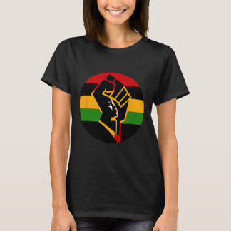 Svart historik Månad för firande av Stiga upp till T Shirt