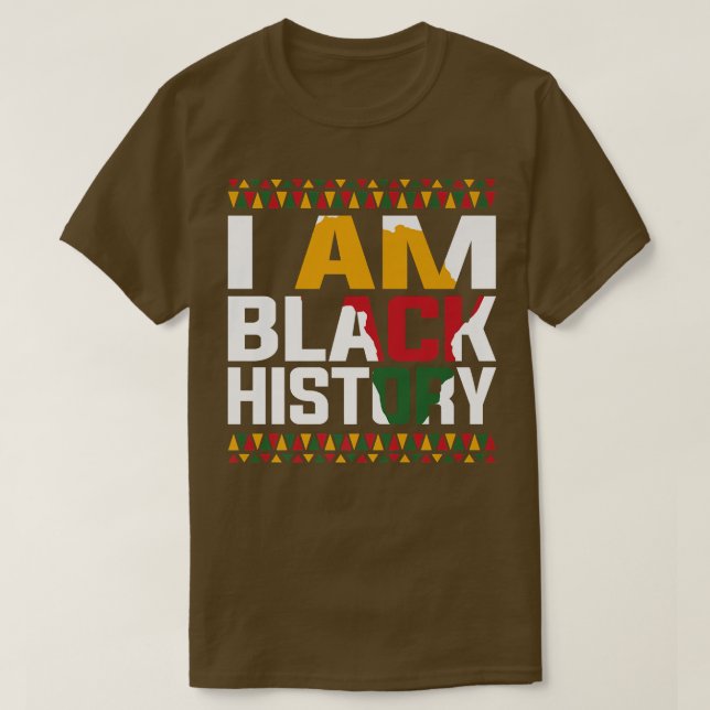 Svart historik, månad och Pride Gi T Shirt (Design framsida)