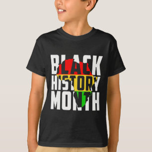 Svart historik Månad Vintage Melanin Pride African T Shirt