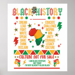 Svart historik poster