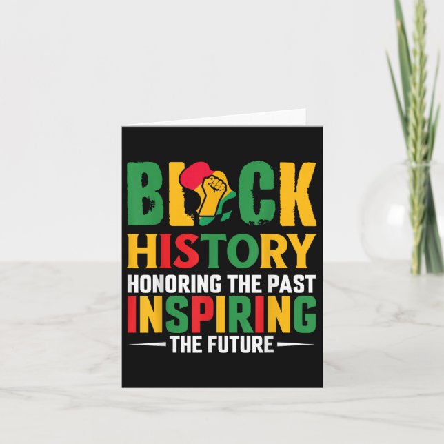Svart historik som bringar varje kedja Svart histo Kort (Framsida)