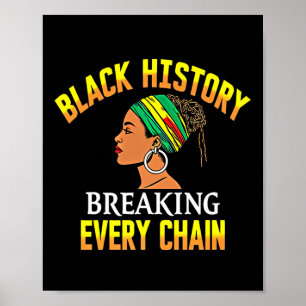 Svart historik som bringar varje kedja Svart histo Poster