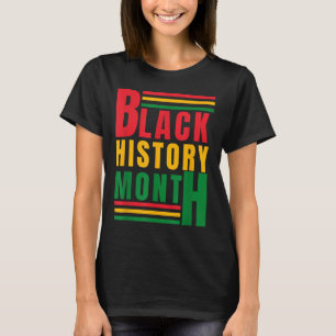 Svart historik som bringar varje kedja Svart histo T Shirt